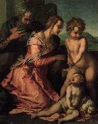 Andrea del Sarto Holy Family oil on canvas